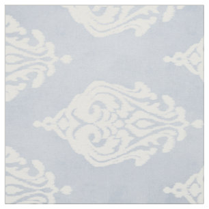 Tissu Cute neutre gris blanc ikat motifs tribaux