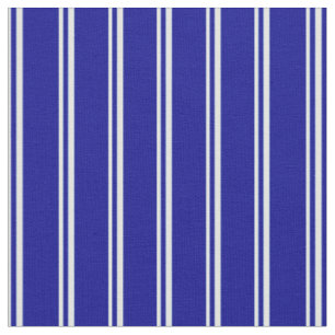 Tissu Cyan clair et bleu foncé Lignes/Motif de bandes