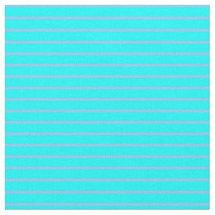 Tissu Cyan et ciel bleu clair Motif des rayures