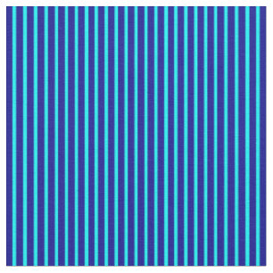 Tissu Cyan et Motif bleu foncé