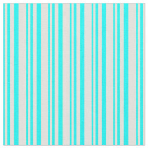 Tissu Cyan et rayures jaunes claires