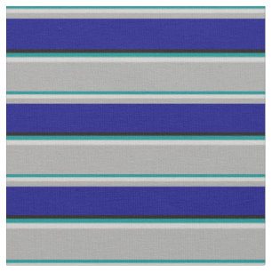 Tissu Cyan foncé, gris clair, gris foncé, bleu et noir