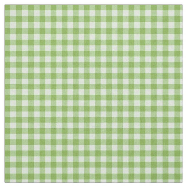 Tissu Daffy-down-Dillies Green Check En vichy Motif (Échantillon)