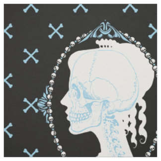 Tissu Dainty Crull Cameo Bleu
