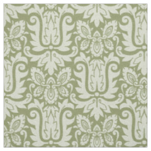 Tissu Damas, vert saule, 1885