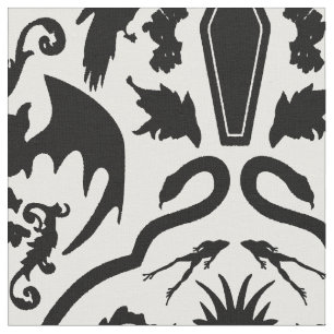 Tissu Damassé de Hallowe'en