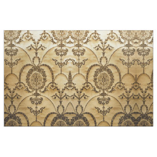 Tissu Damassé de luxe classique vintage d'ornement