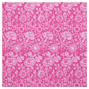 Tissu Damassé d'oeillet de Nouveau d'art, rose de