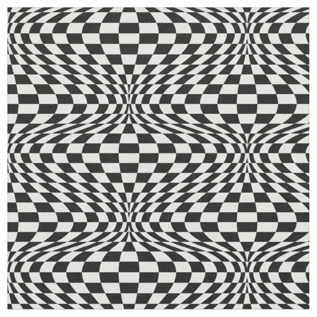 Tissu Damier d'art op (Fermer)