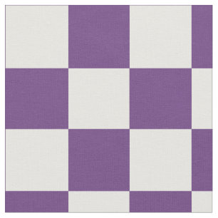 Tissu Damier violet simple