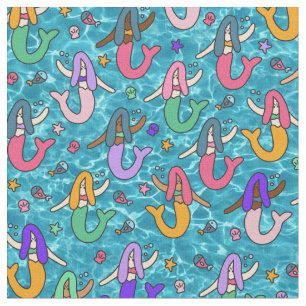 tissu d'amis mermaid