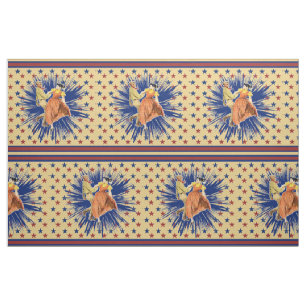 Tissu Danse carré Danse Swing Dance Couple Star Stripe 9