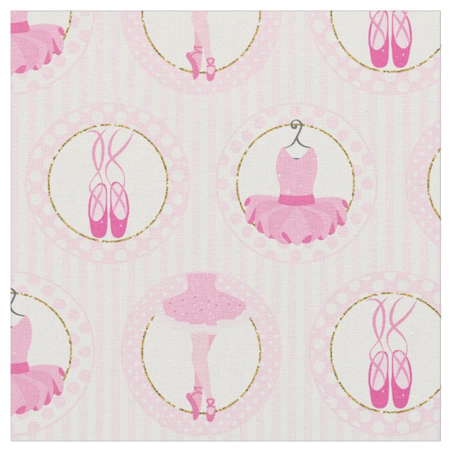 Tissu Danse de ballet rose - Danse de Ballerina Tutu (Fermer)