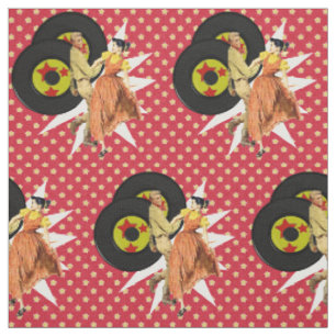 Tissu Danseurs carrés Ou Danseurs De Swing Avec Des Reco