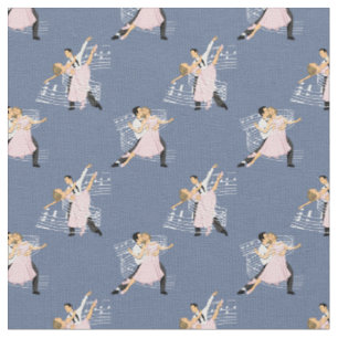 Tissu Danseurs De Salle De Bal Avec Musique