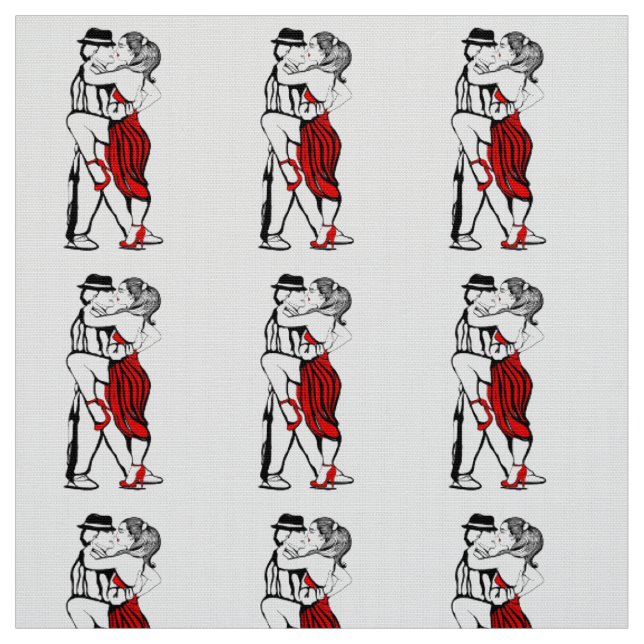 Tissu Danseurs de tango (Échantillon)