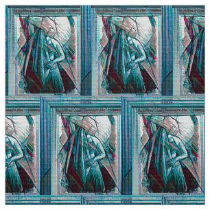 Tissu Danseuse de ventre Art déco cubiste