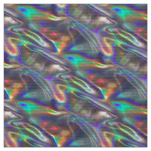 tissu d'argent holographique