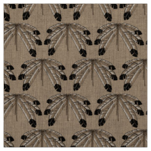 Tissu d'art autochtone Tissu d'aigle tribal Tissu
