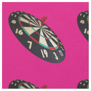 Tissu Dart Dans Un Oeil De Bullseye Sur Un Tablier,