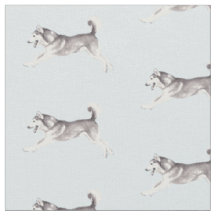 Tissu d'art du chien malamué en Alaska