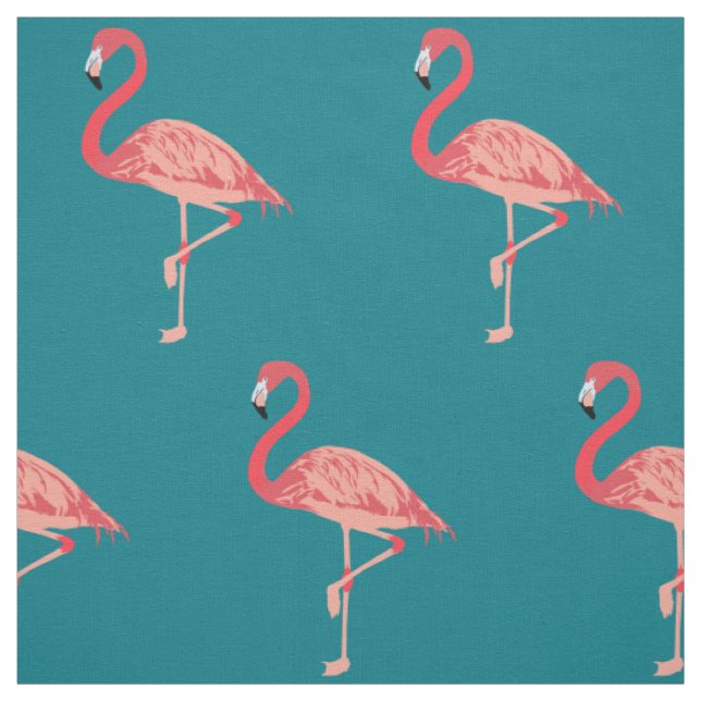 Tissu d'art Flamant rose rose (Échantillon)
