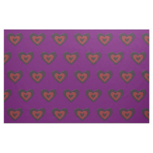Tissu d'artisanat de cœur de fusion gothique