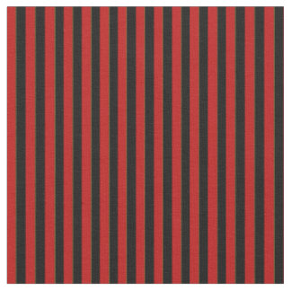 Tissu de bandes, rouge et noir