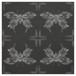 Tissu de bloc de courtepointe de papillon Tribal A