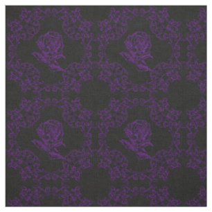 Tissu de blocs de courtepointe Rose damassé violet