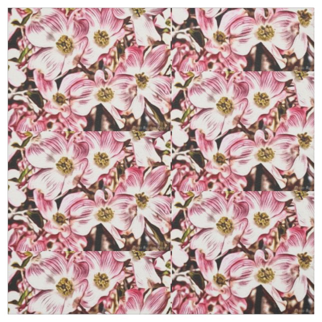 Tissu de bois de chien rose (Échantillon)