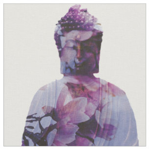 Tissu de Bouddha de fleurs de cerisier