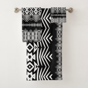 Tissu de boue noir et blanc 