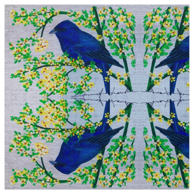 Tissu de Bunting Indigo (Échantillon)