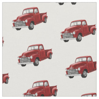 Tissu de camion rouge