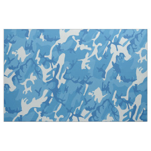 Tissu de Camo Bleu (Camouflage Océanique)