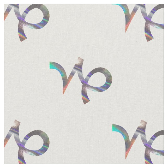 tissu de Capricorne hologramme (Fermer)