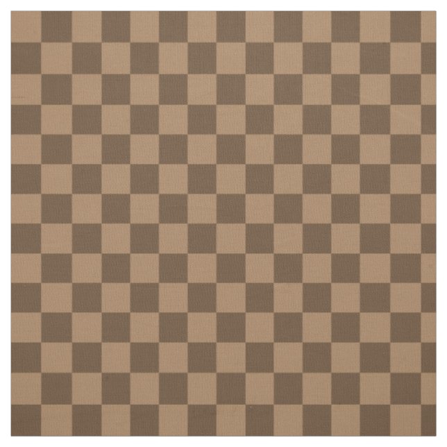 Tissu de Carrés au chocolat doux (Échantillon)