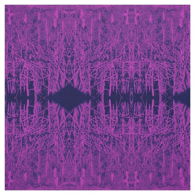 Tissu de cattails violets (Échantillon)