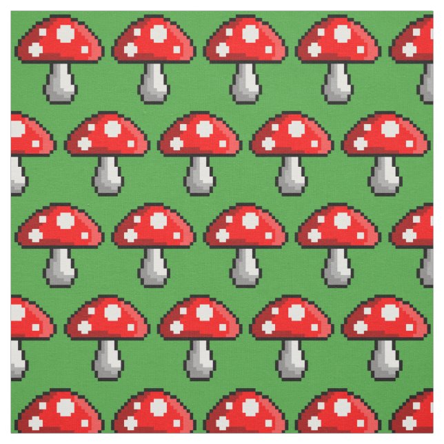 Tissu de champignon de pixel (Échantillon)