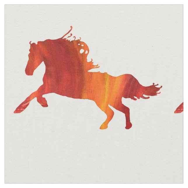 Tissu de Cheval Sauvage (Fermer)