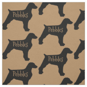 Tissu de chien breton personnalisé