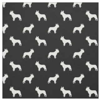 Tissu de chien de Boston Terrier - noir et blanc