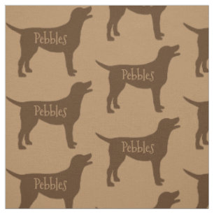 Tissu de chien du laboratoire de chocolat personna