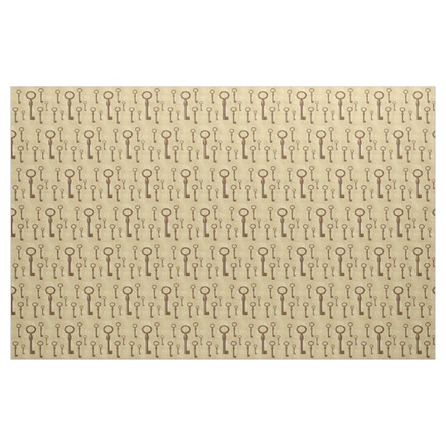 Tissu de clé de squelette (Fat Quarter)