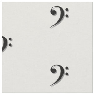 Tissu de clef basse par Leslie Harlow