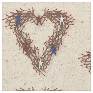 Tissu de coeur Patriotique Pip Berry