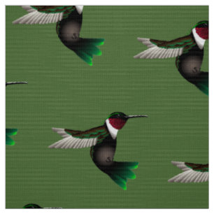 Tissu de concepteur de colibri