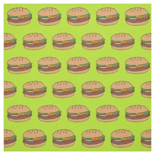 tissu de conception d'hamburger (Échantillon)