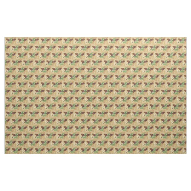 Tissu de cône de pin (Fat Quarter)